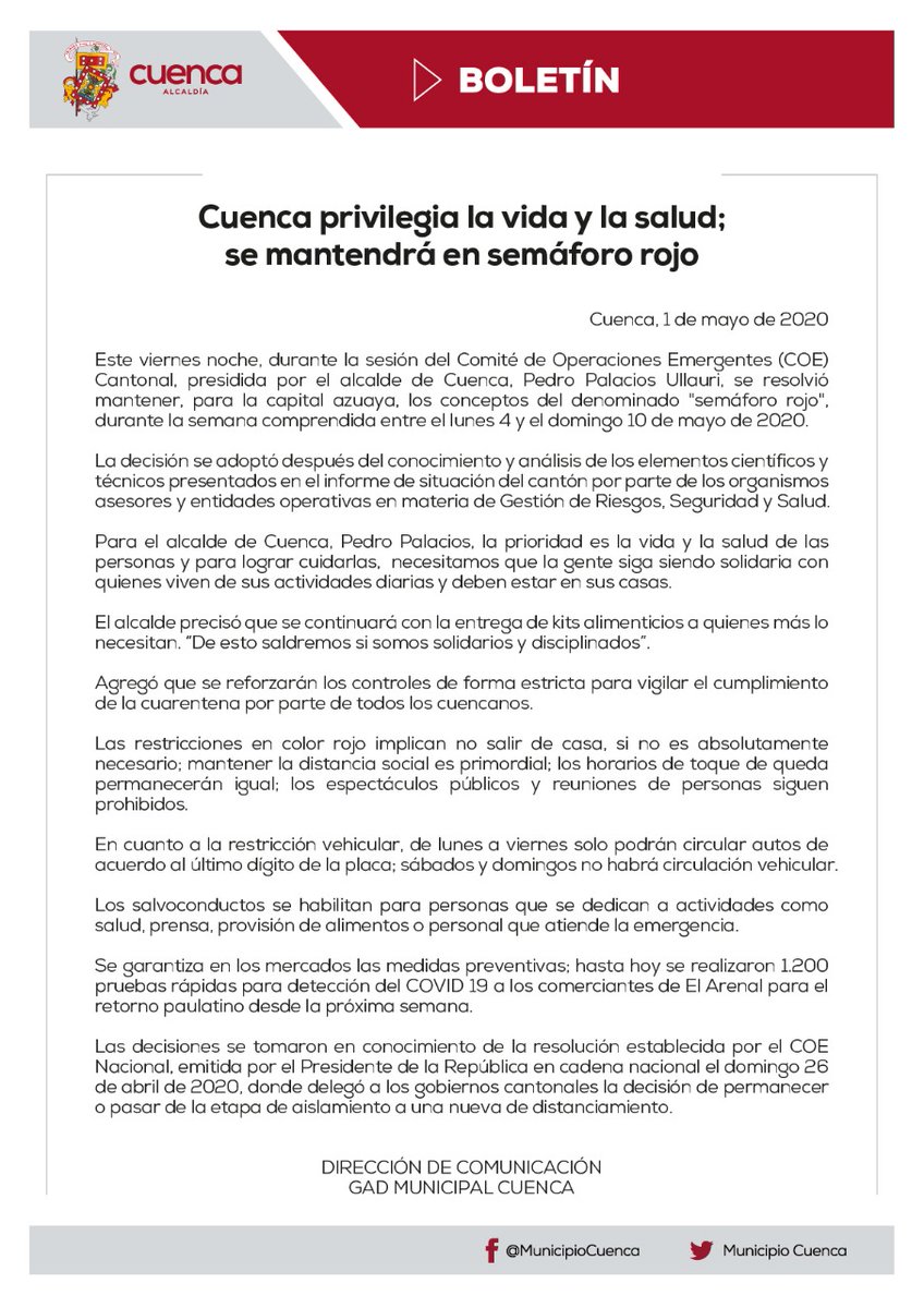 emov_ep's tweet photo. 🚨 Importante🚨

@MunicipioCuenca @pedropalaciosu @UNSIONTV https://t.co/dxYN1XlD5h