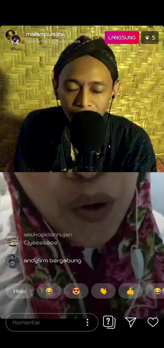 Selanjutnya ada kak fatmakumala dari <a href="/MalamPuisiPku/">MP Pekanbaru</a> baca puisi berjudul Ronda.