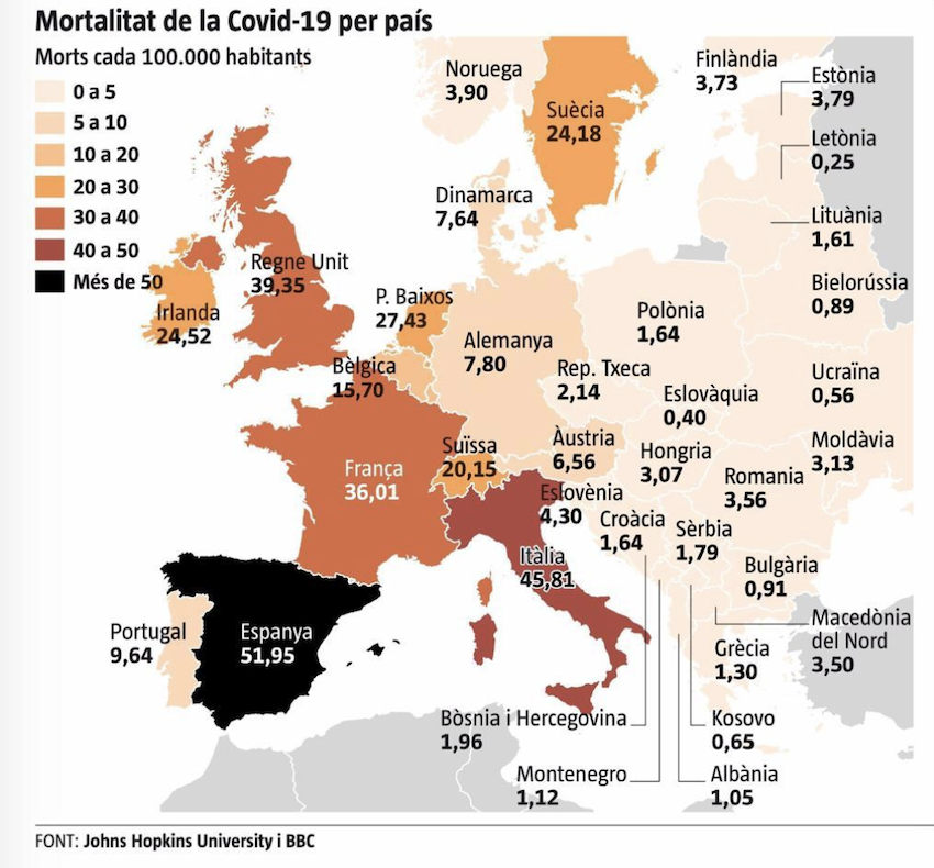 sninobecerra's tweet photo. En Suecia, sin confinamiento, casi los mismos muertos que en Irlanda con confinamiento. Y Kosovo, Ucrania o Albania, con carencias sociales tremendas, cifras bajísimas. ¿Son homogéneos estos datos?. https://t.co/as0vB300u7