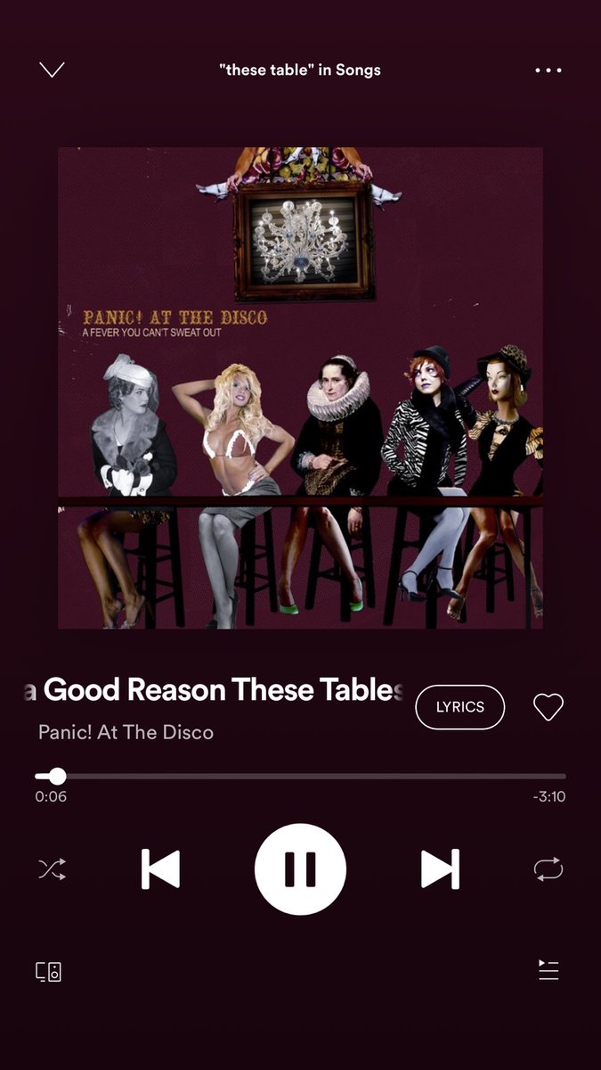 Falla On Twitter Salah Satu Yang Underrated Banget Dari Panic At The Disco Dengerin Deh Theres A Good Reason These Table Are Numbered Honey Https Tco Byd2oivdpe