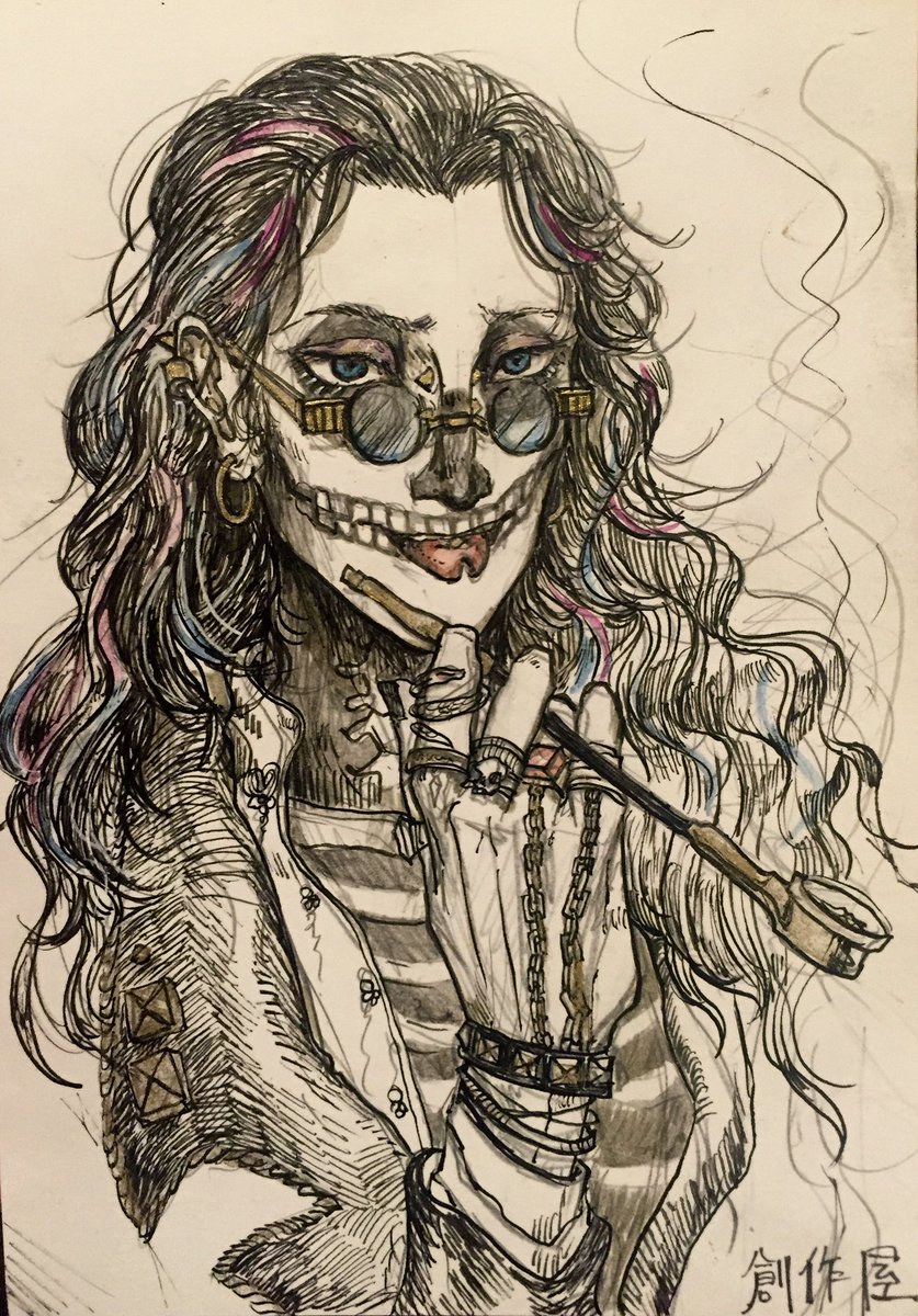 #ハロウィンタウンの憂鬱
スケルトンクラブの支配人、
スプーキー・イリー。
女好き、派手好き、音楽好き。
実はかなりのドジでよく転ぶ。
メイクを外すとかなりの美男子。
そんな男。