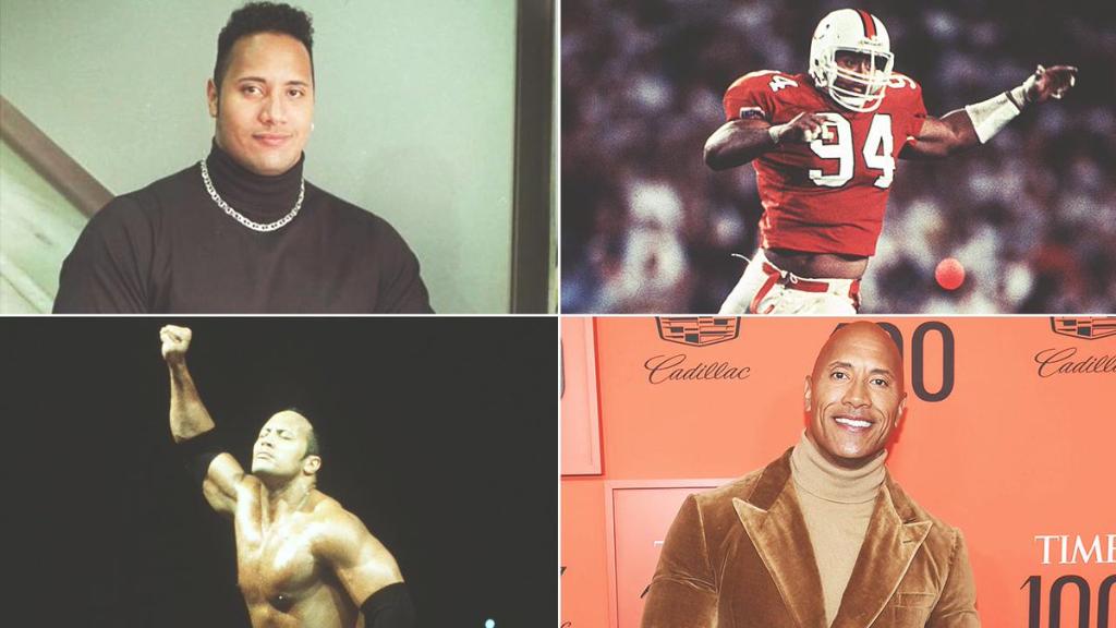 espn's tweet photo. .@TheRock turns 48 today 💪

- Suffered an injury his senior year, crushing his NFL dreams
- Got cut from the CFL, returning home with just $7
- Made WWE debut in 1996, becoming one of the greatest of all time
- Became one of the world's highest-paid actors https://t.co/iBe67XtekW