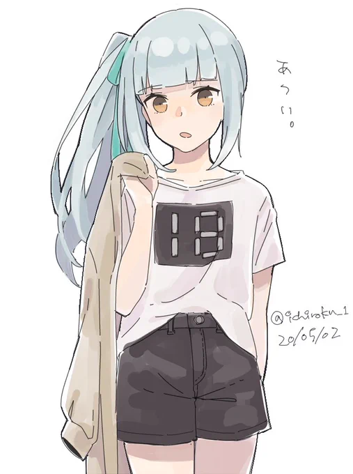 あつい!

オーバーしたけどお許しください...

#艦これ版深夜の真剣お絵描き60分一本勝負
#艦これ版真剣お絵描き60分一本勝負_20200502 