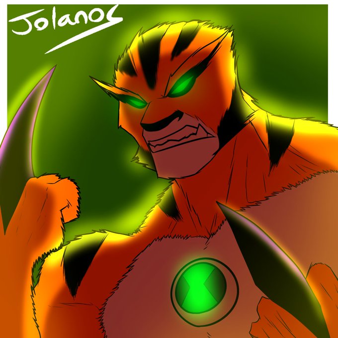 elon musk da silva on X: Fanart do Chama Supremo de Ben 10 Supremacia Alien  Fanart of Ultimate Heatblast from Ben 10 Ultimate Alien   / X