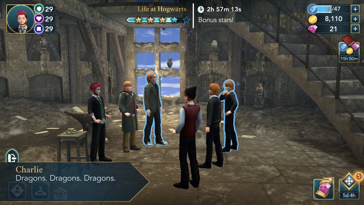 xinspirado's tweet photo. I think we’re gonna have to reboot Charlie bot 🤖 #HogwartsMystery https://t.co/QBsG9R91eV