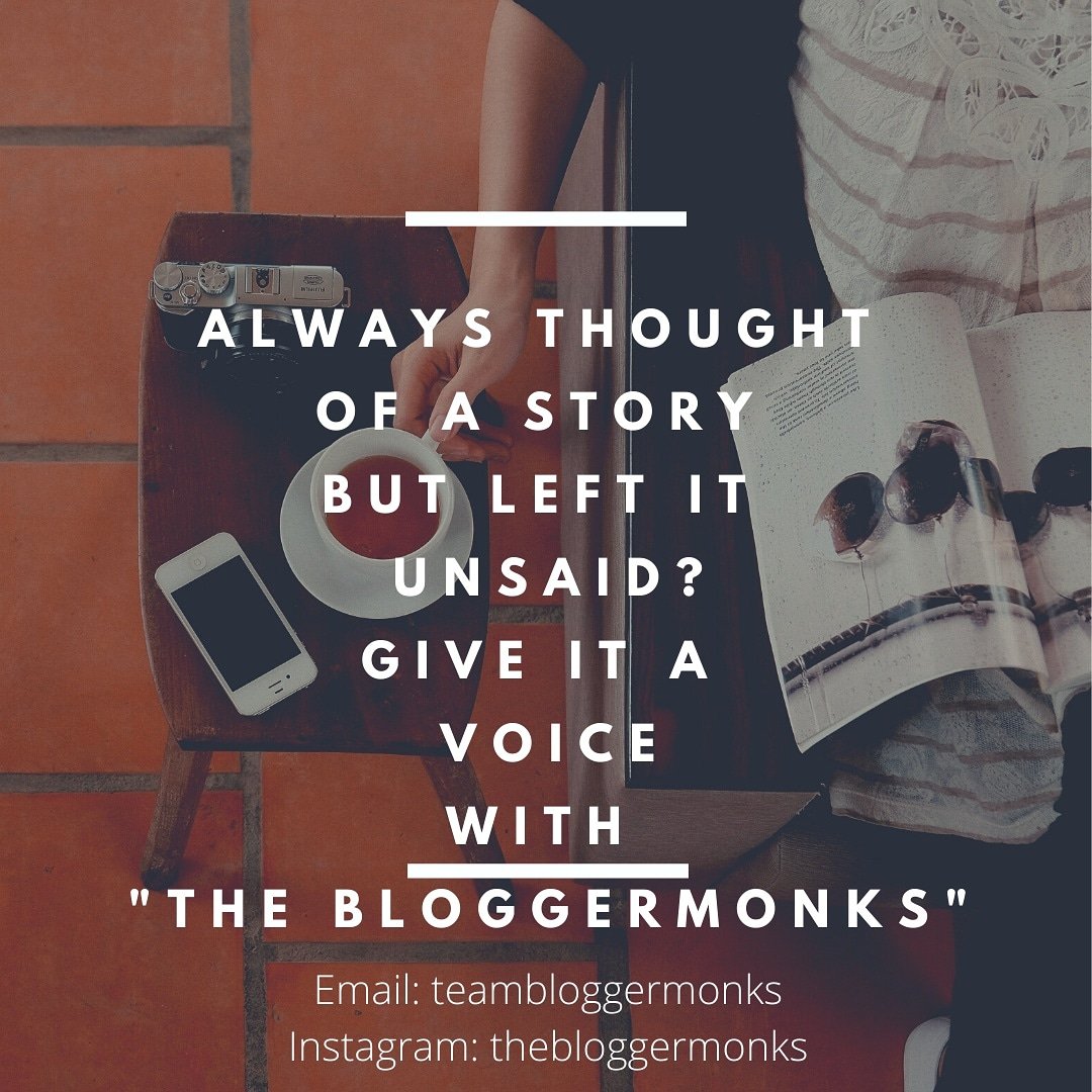 BloggerMonks's tweet photo. We give your passion the perfect platform, catering all your needs and we aim at paving a way for the you to seize opportunities of learning – implementing and hence earning!
.#bloggerlife #successfulblogging #bloggermonks #blogginglife #influencer #writing #poesia #blogislife https://t.co/ge7GpokCgI