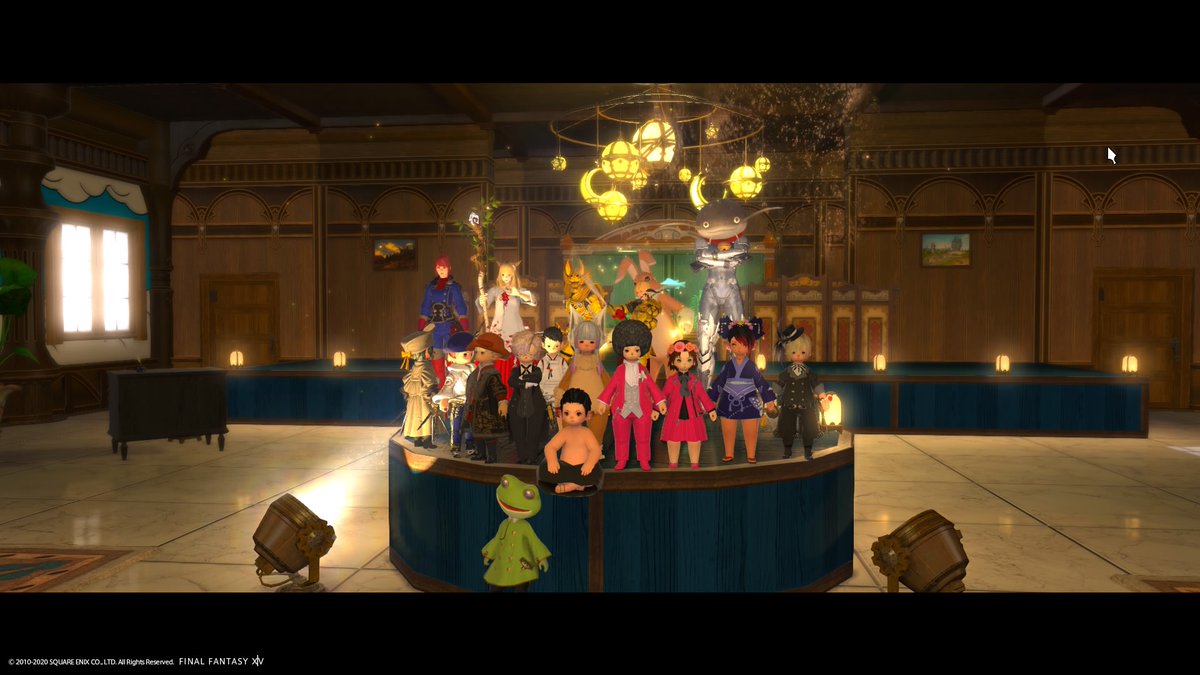 CrzyGal86's tweet photo. 今日のFCイベントのSSを取りました～！　楽しかった～！ #FFXIV #FCEvent #PS4share https://t.co/SdZsG6X0Vn
