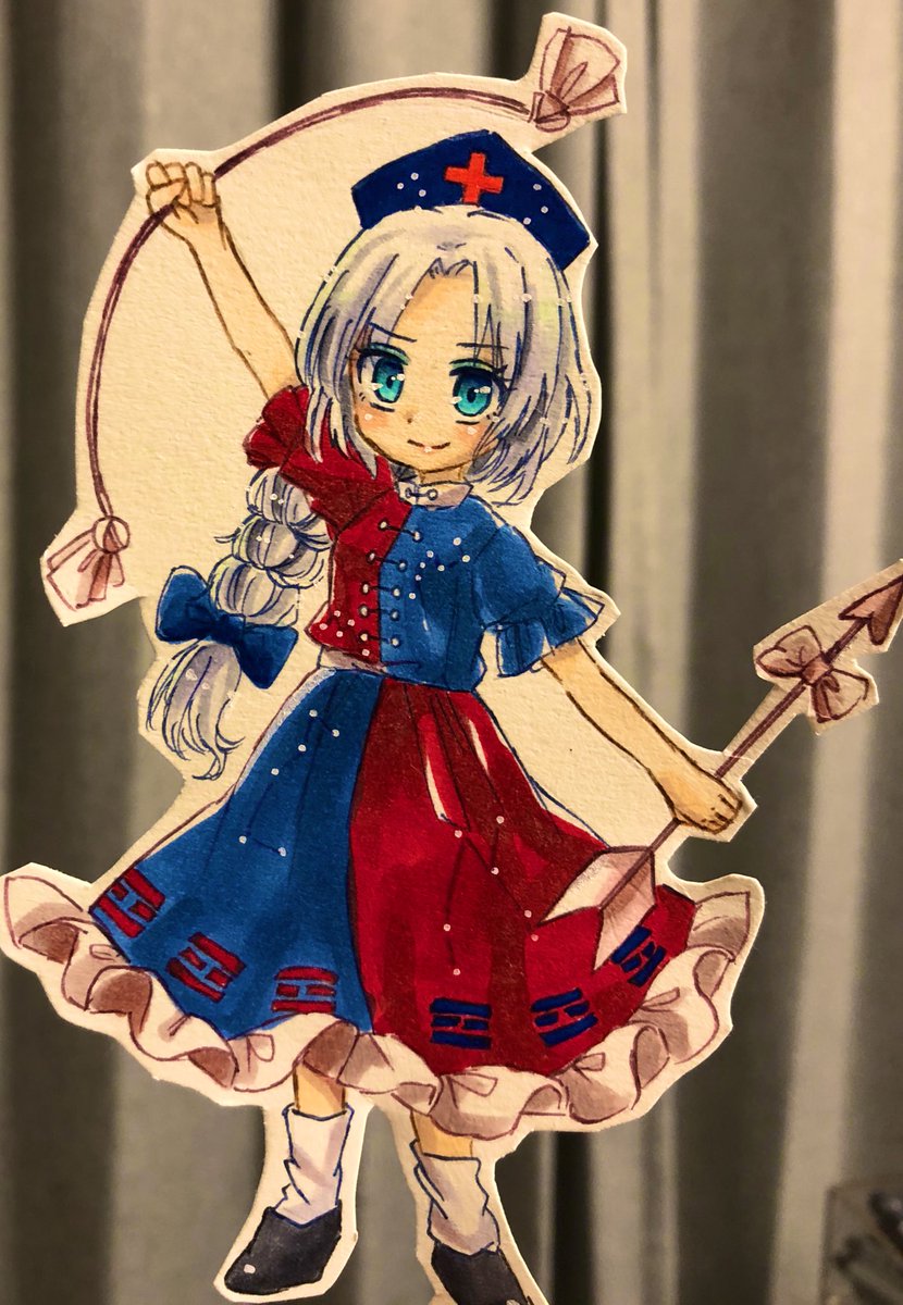 Salt 去年描いて台湾聖地巡礼に持っていったペーパーチャイルド今でも気に入ってる