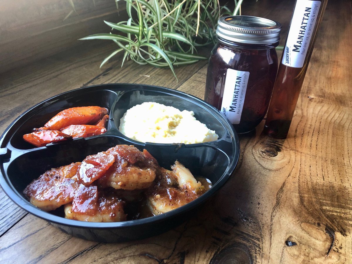 Lucky Day dinners and cocktails are sure to cure your quarantine blues. 🥃

Head to exploretock.com/luckydaywhiske… to place your online order for curbside pick-up or free delivery! 

#shrimpdinner #luckydaywhiskeybar #buffaloeats