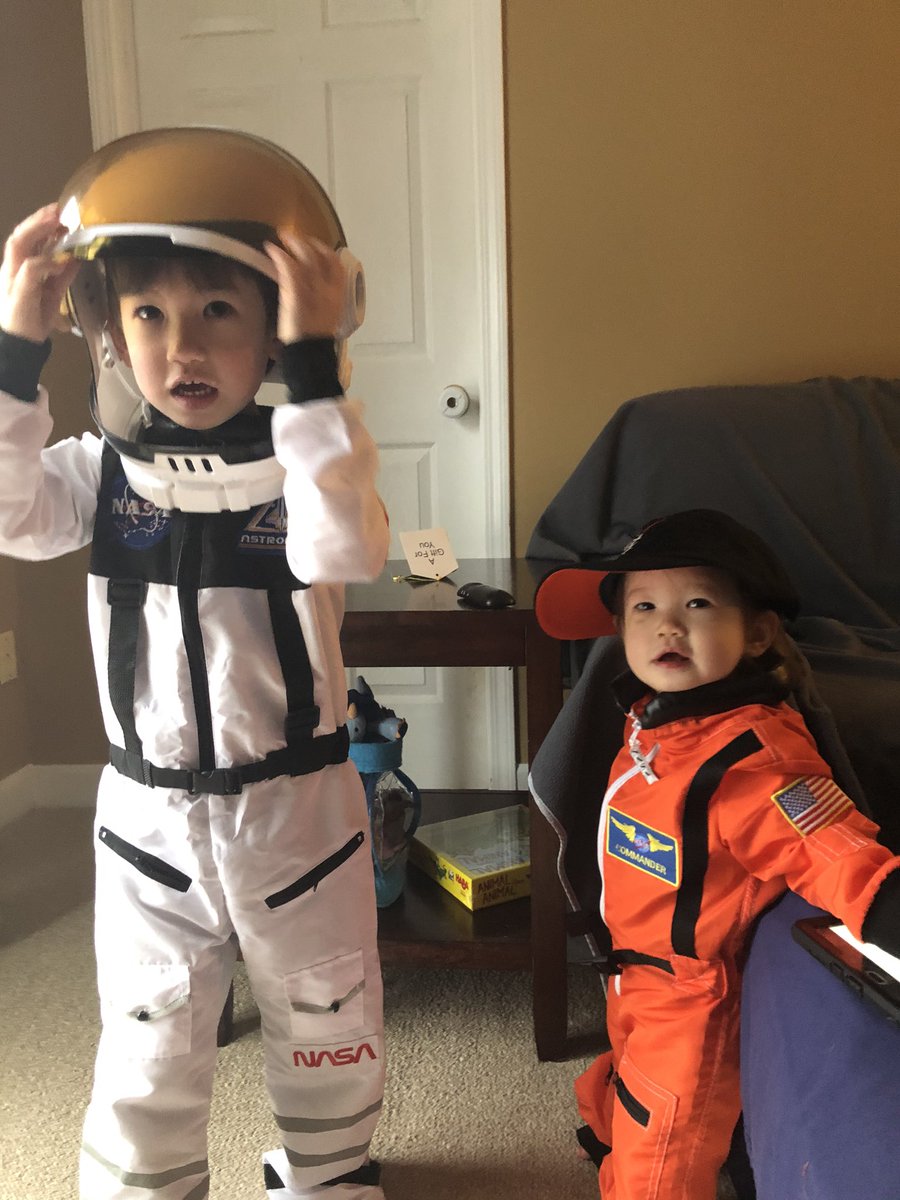 FettersKay's tweet photo. @IndianaHistory My little astronauts love #spaceday https://t.co/U5jRBql90B