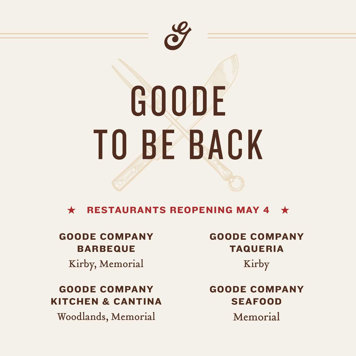 Goode Company BBQ tweet media