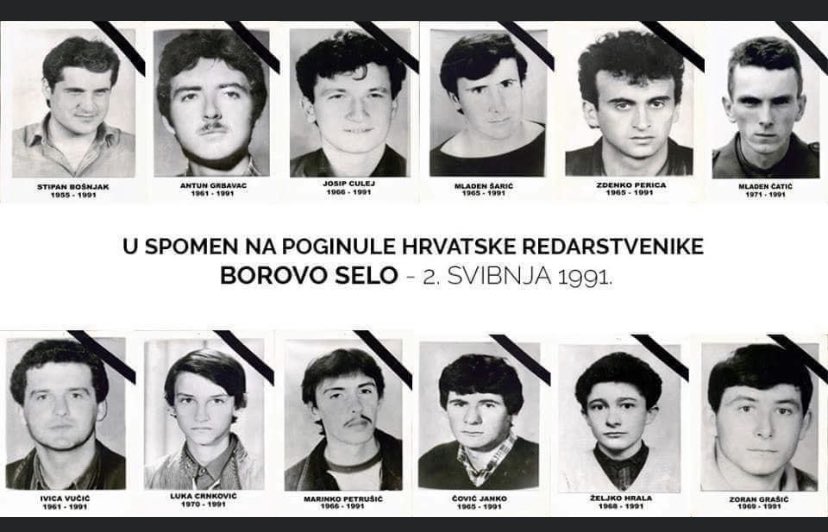 #OTD Borovo Selo, eastern #Croatia May 2, 1991: young Croatian policemen were brutally ambushed and massacred. Tragically their deaths and those of countless other men, women, and children are of little interest to the authorities...