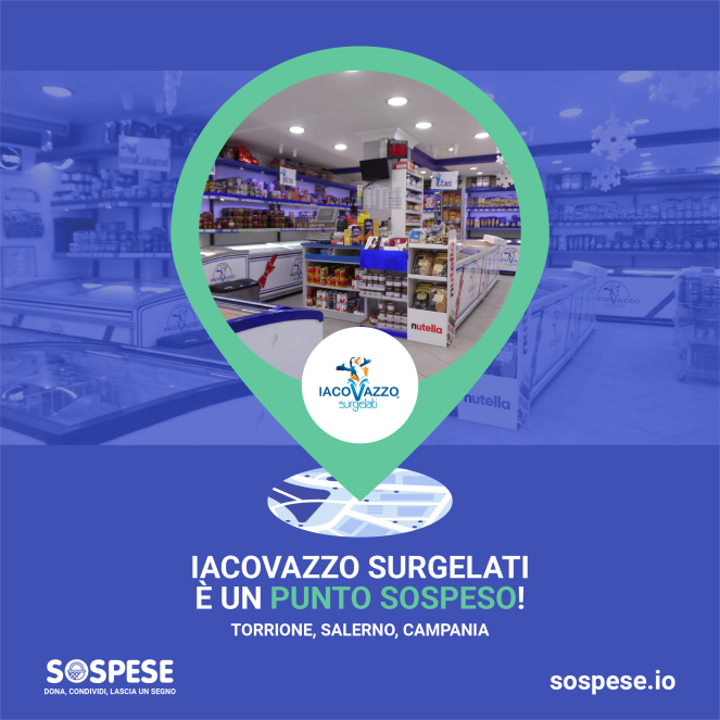 SospeseI's tweet photo. Iacovazzo surgelati (Torrione) di #Salerno è un #punto_sospeso!

Un grazie enorme a Iacovazzo Surgelati s.r.l. e a chi ha donato in questo punto sospeso!

Dona, condividi, lascia un segno 🔗https://t.co/oJ8oRhdqlk

#sospese #doni #cesto #spesa #aiuto #donazione #donare #sospeso https://t.co/NndUYId4gp