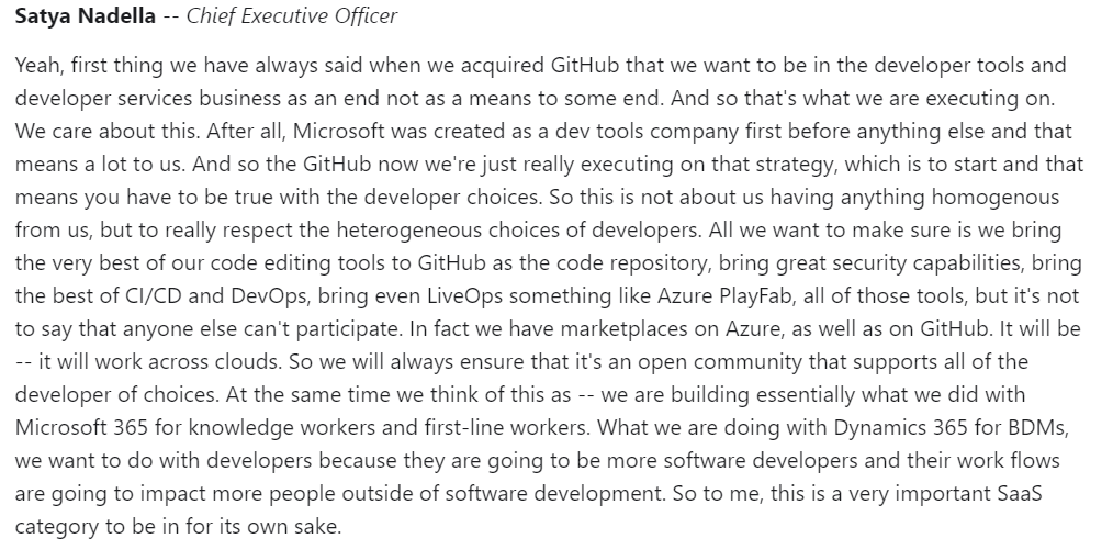 5/nHave 50m+ developers on GitHub. From Twilio to the U.S. Department of Veterans Affairs, GitHub is where developers go from idea to code and code to cloud.Largest software repository for Javascript."Microsoft was created as a dev tools company."