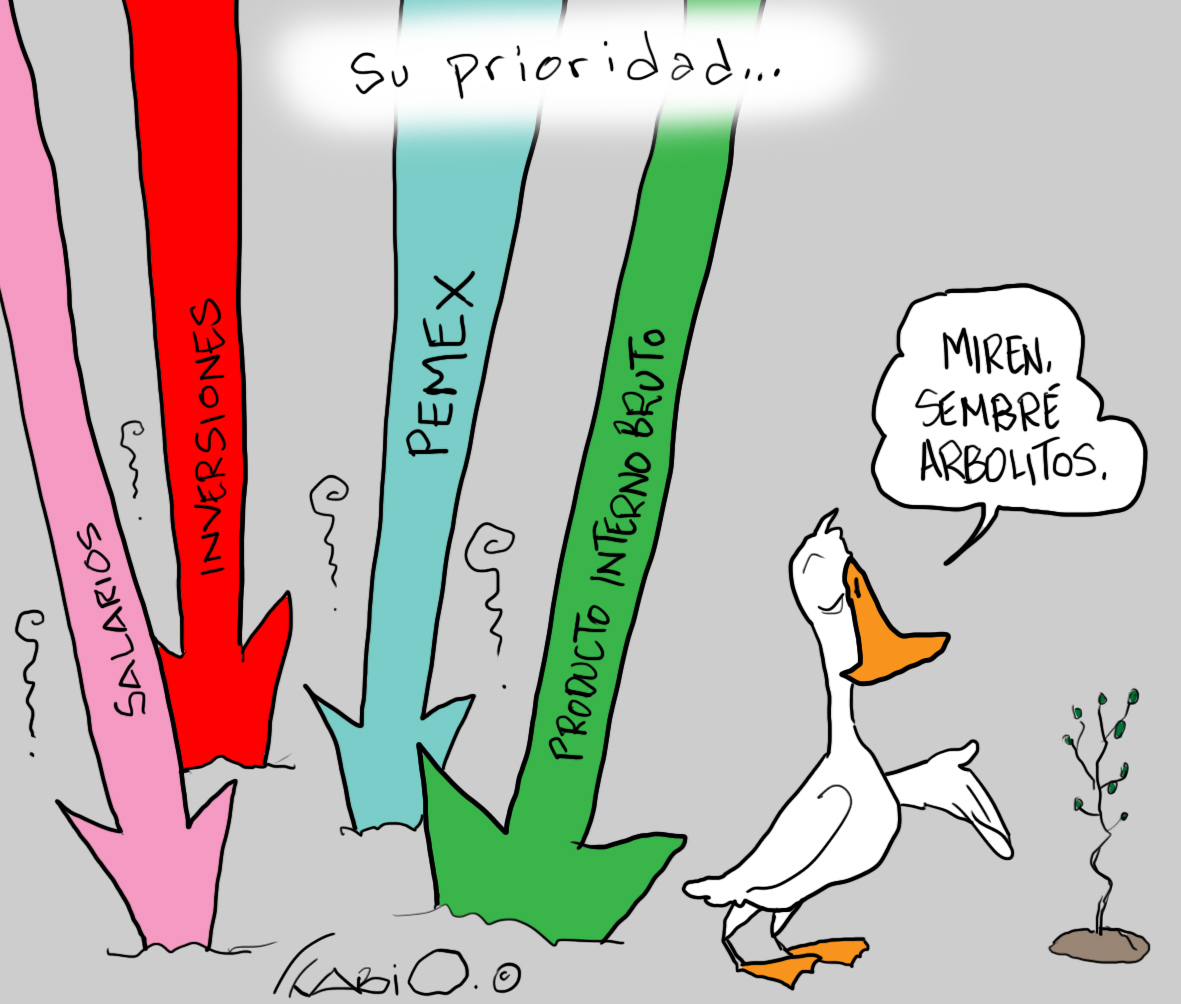 Fabiocarton's tweet image. Hoy, en @laprensaoem 
Lo que importa en la mente rupestre del ganso con ínfulas imperiales.
#TransformacionDe4ta #YaBasta