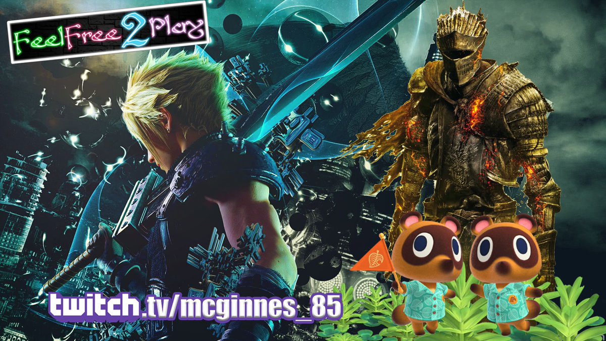 FeelFree2Play's tweet photo. Coming soon @FeelFree2Play: Wir besiedeln in @AnimalCrossing eine einsame Insel, kümmern uns in #FinalFantasy7Remake ums Überleben des Planeten und stellen uns in #DarkSouls3 als #CommunityTerror der Herausforderung #Platin. https://t.co/7q2agjR3zR