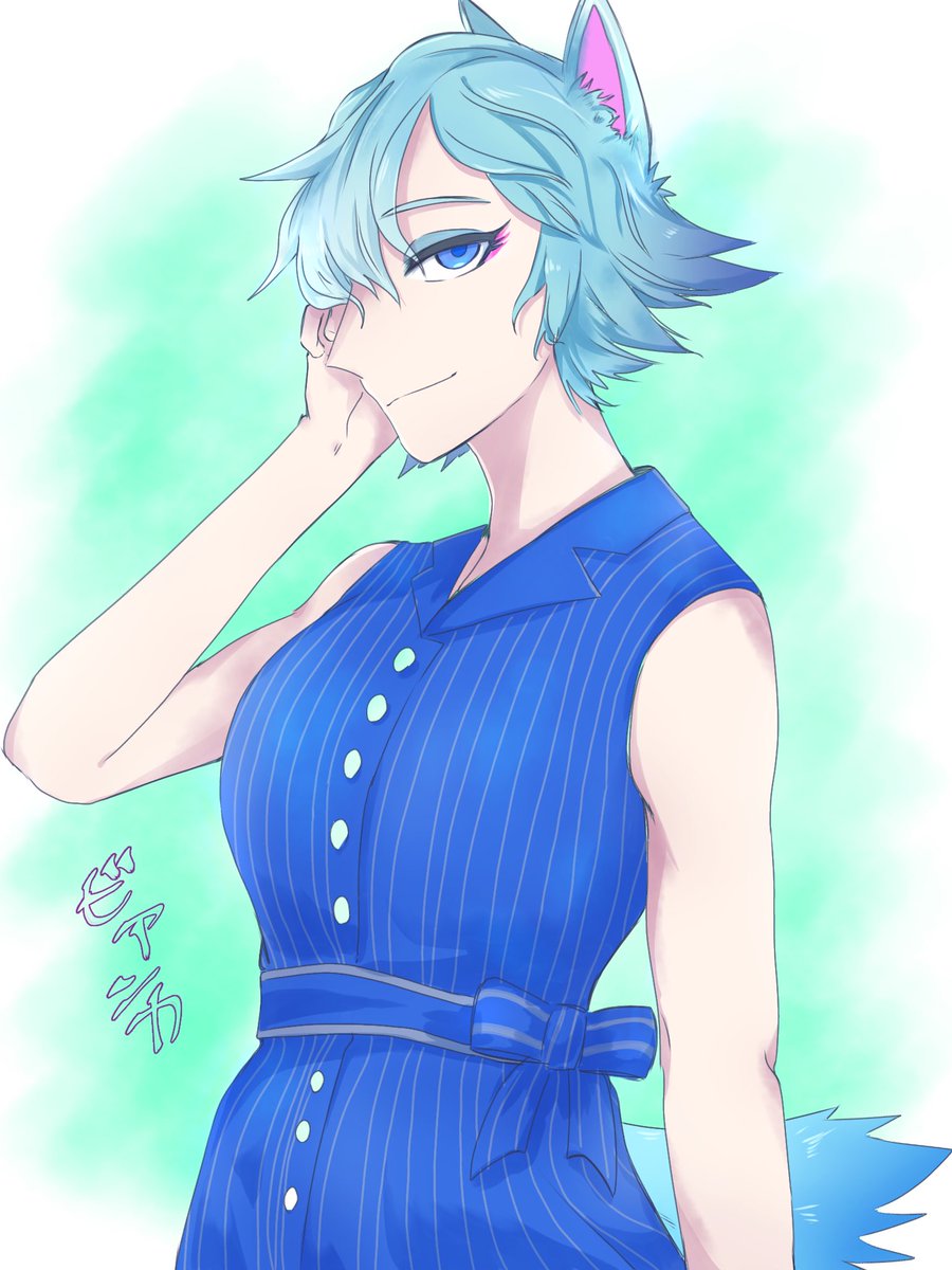 あつ森推し住民擬人化 梅宮のイラスト あつ森推し住民擬人化 梅宮のイラスト