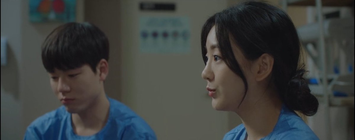 The Twins•Named after famous painters in S.K (Joseon)• In their 7th gr, their mother died • 14yrs old• Resident Dr. Of their mom is Song hwa She promised to be a better doctor•10 yrs later, they are back as med student & Song Hwa fulfilled her promise #HospitalPlaylist
