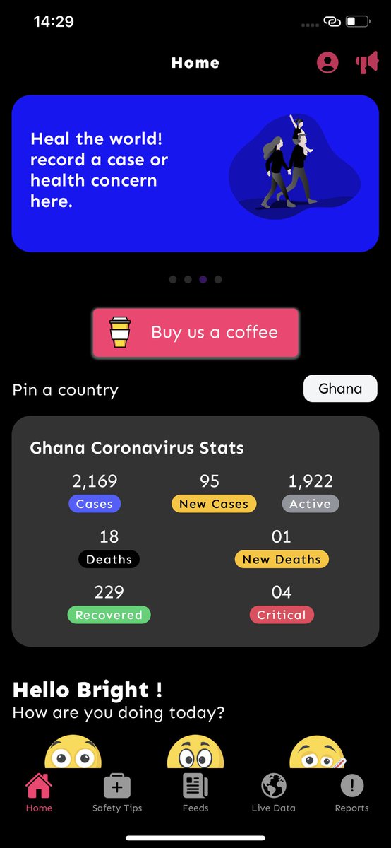 biggestdawu's tweet photo. Ghana has recorded 95 new cases and 1 new death... you can follow and check every update using the @behaleapp... for the app check @behaleapp bio for link to download the app #Nominate #momo #BeHale #BeHaleapp #Germany https://t.co/X3sNZvEFqU