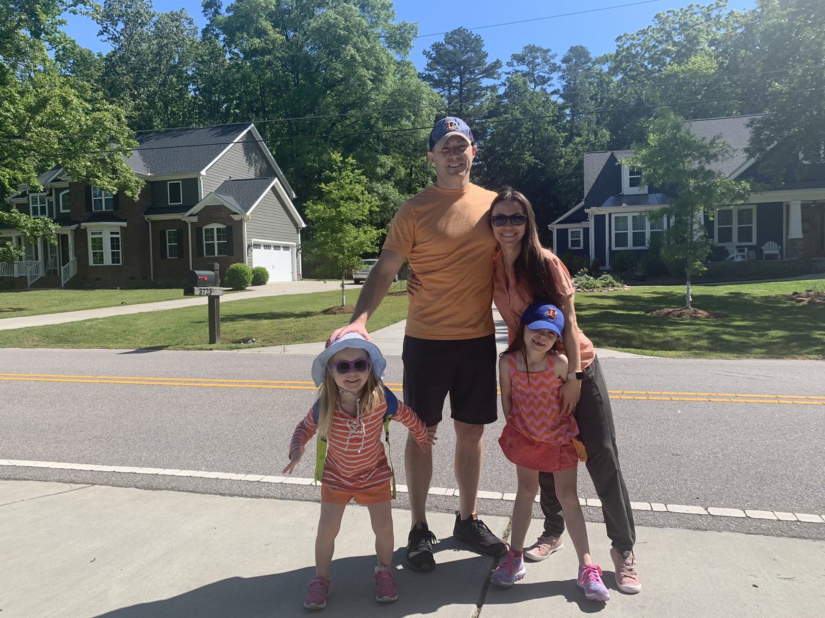 Beautiful day ☀️ for the annual (and 1st virtual) @BladderCancerUS walk to end #bladdercancer. We walk for my dad, grandfather & all of our patients affected by #bladdercancer 🧡#walkbcannct #blcsm #BladderCancerAwarenessMonth