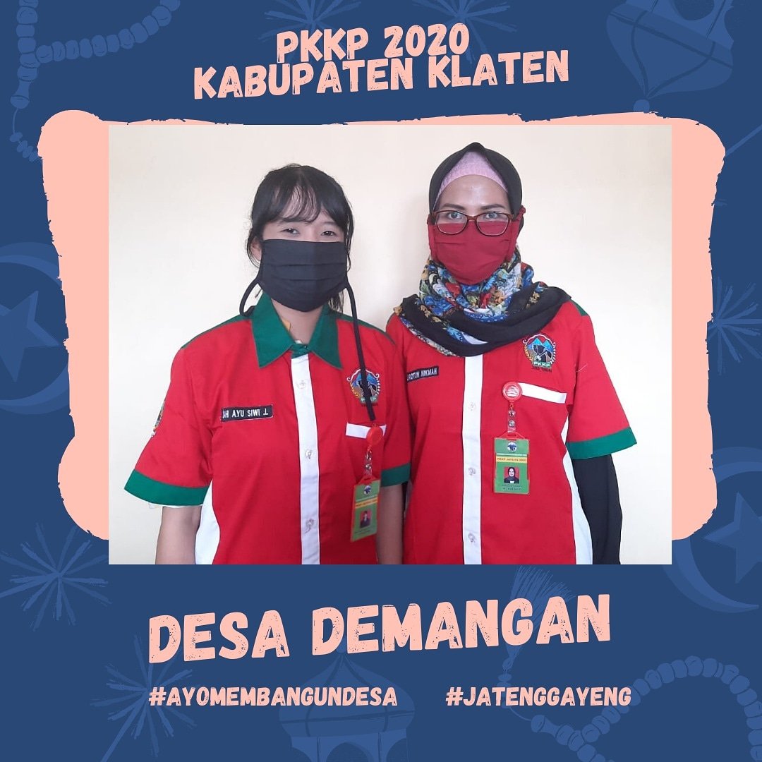 PKKPKLATEN's tweet photo. Demangan Squads

#PKKP2020JATENG #MASKERANKEREN #AYOMEMBANGUNDESA #DISPORAPARJATENG #JATENGGAYENG https://t.co/mGMfAAr7G4