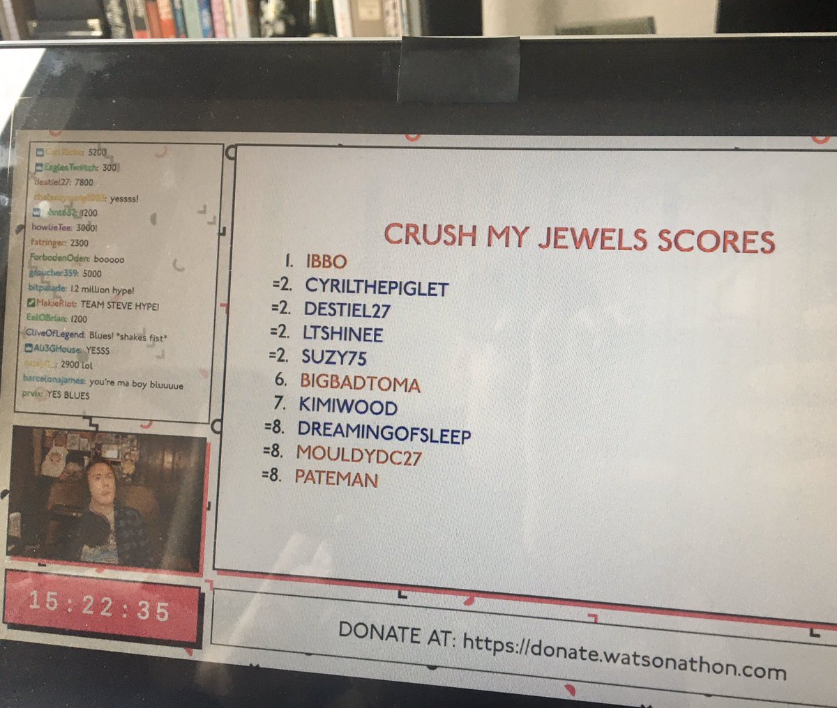DrCharleigh's tweet photo. Genuinely proudest moment of my life - brilliant to be #IBBO on #TeamRed! @elliegibson @SamPamphilon #Watsonathon #wifiwars https://t.co/Ot5ByUdEBF
