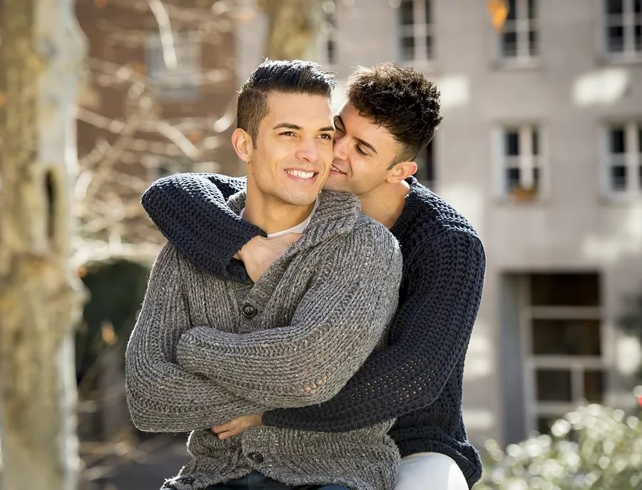 Photo of gay couple