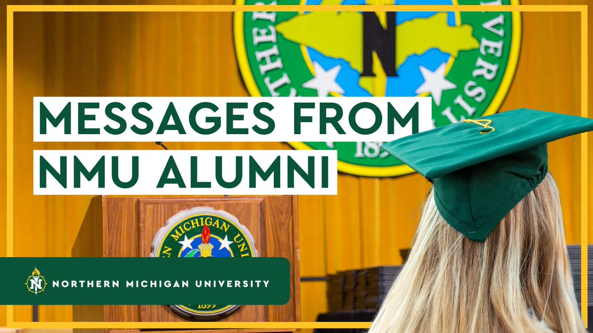 nmualumni's tweet photo. In honor of what would have been commencement day, here are some messages from NMU alumni for the Class of 2020. Congratulations, graduates! 🎓 #alwaysNMU #NMUalumni #NMUgraduation #shareNMU

https://t.co/dXReNnykLB https://t.co/V5fys88MiT