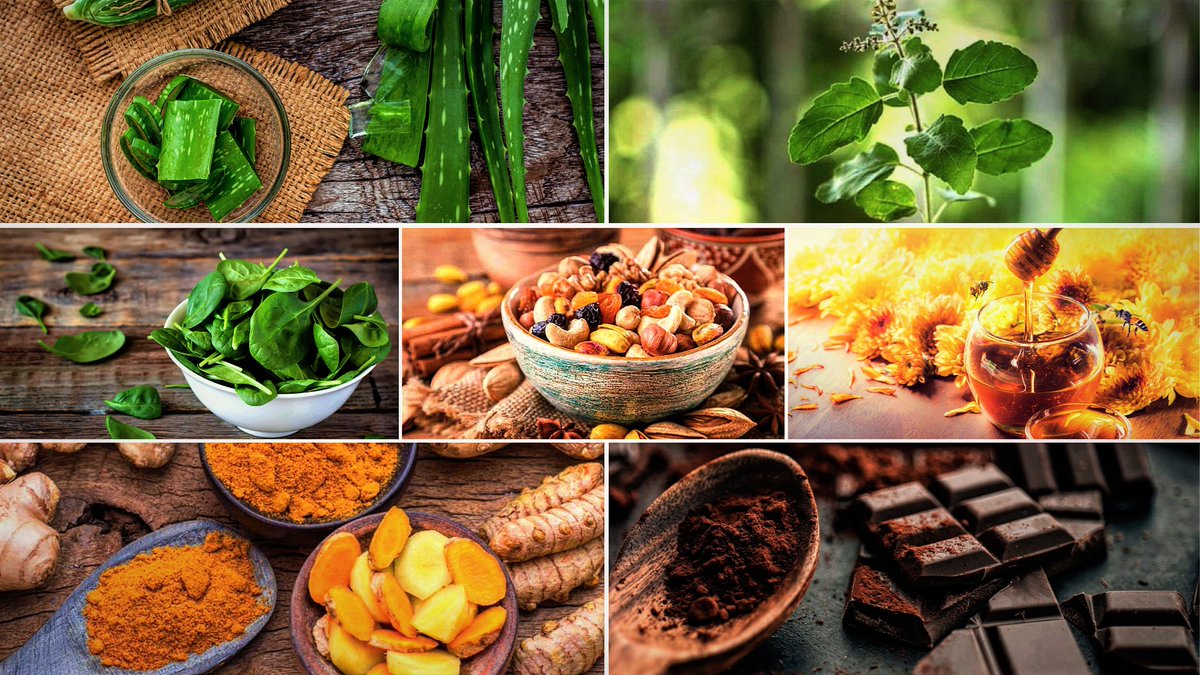 AatmYogashala's tweet photo. 21 Herbs & Spices to Boost Your Immunity System.
.
Get More Info: https://t.co/g5NXrSeGCI
.
.
#ImproveImmunity #YogicFood #HealthyDiet #21Tips #AatmYogashala #AatmYogAshram #AshtangaYogashala #AshtangaYogaSchool #AshtangaYoga https://t.co/YrkTQzVG0J