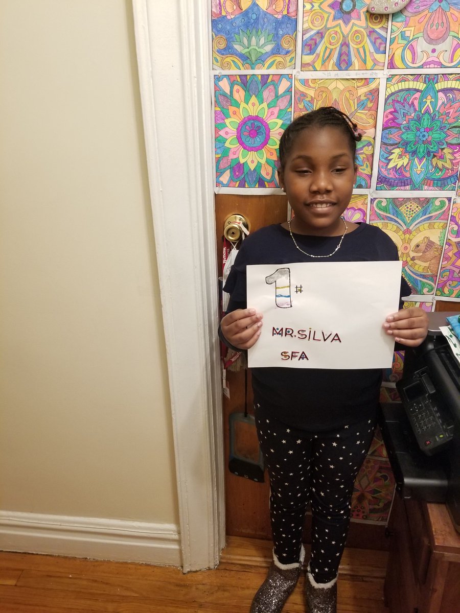 Grade4sfabx's tweet photo. More Thank you wishes to Mr. Silva! Number 1 Principal!
@SFABronx#bestprincipal https://t.co/YTwr0aBpzB