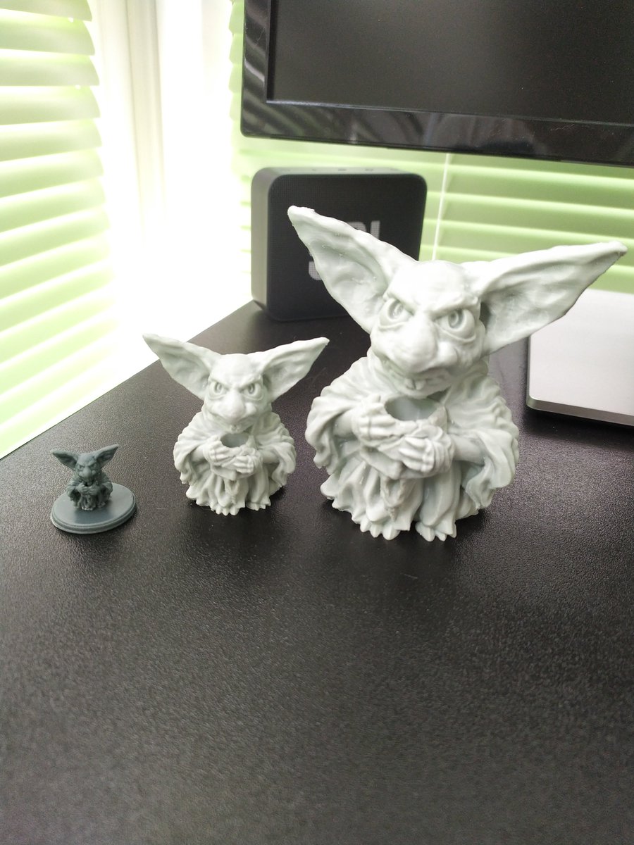 Yog_3D's tweet photo. Baby goblin 3d print FDM and lcd. Free on my thingiverse
#miniatures #goblin #baby #babyyoda #lcd #resin #sirius #fdm #ultimaker #zbrush #fdplast #3dmaker #fantasy #dnd #dndminiatures #dnd5e #dungeonsanddragons #dndart #figurine #3dprint #3dprinting #tabletop #rpg #3dprinted https://t.co/tQ6l7CiMFE