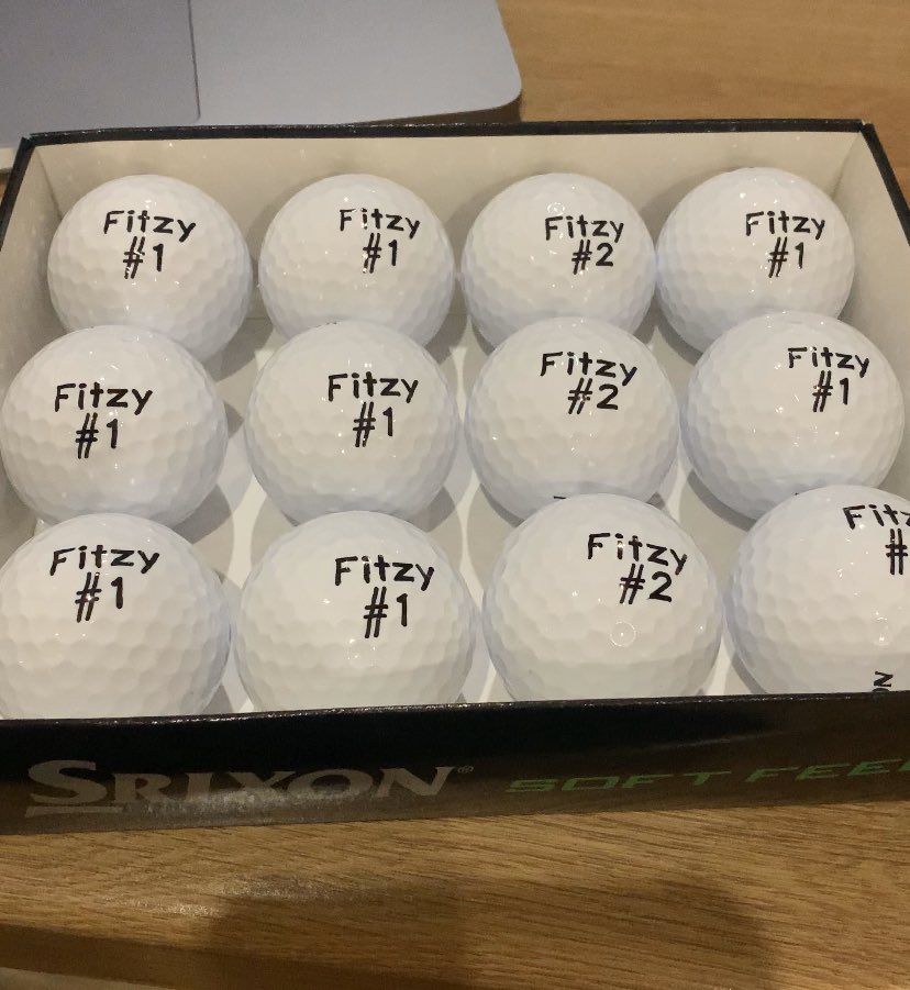 These latest balls went down very well! #therecanbeonlyone #howdoyoumarkyours