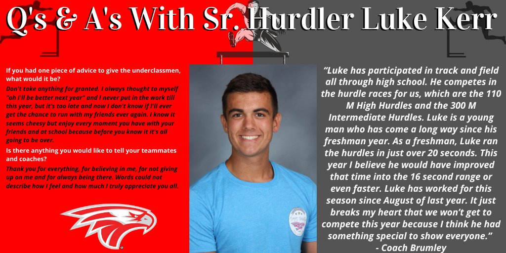 🎽💨 <a href="/NixaXC_TF/">Lance Brumley</a>'s Luke Kerr is Saturday's senior spotlight recognition. 

Luke put in a lot of hard work over the offseason and Coach Brumley believed that this season Luke "had something special to show everyone."  

#NixaStrong #Classof2020 #OzoneSenior