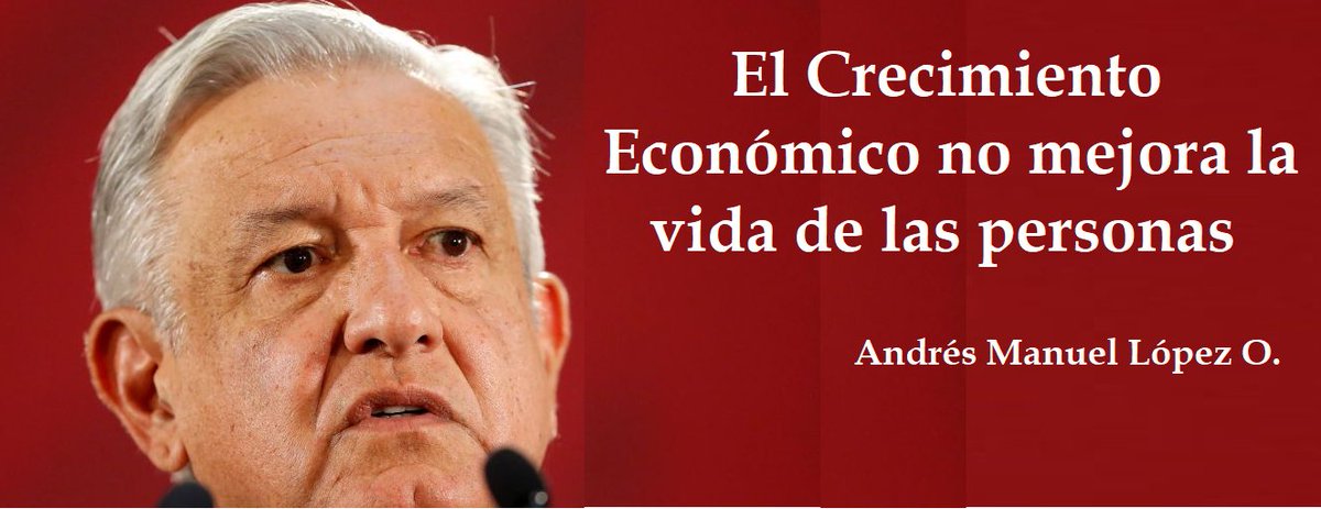 El Crecimiento Económico no mejora la vida de las personas
#FrasesDelCacas