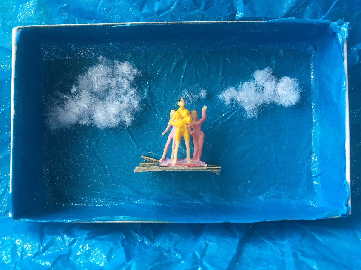 susanpmains's tweet photo. Today’s fun project for @noelfielding11 ‘s #noelsartclub on the theme of magic. My Miniature Matchbox Magic Carpet. 😀 #weeworlds https://t.co/tOYk22MP6n