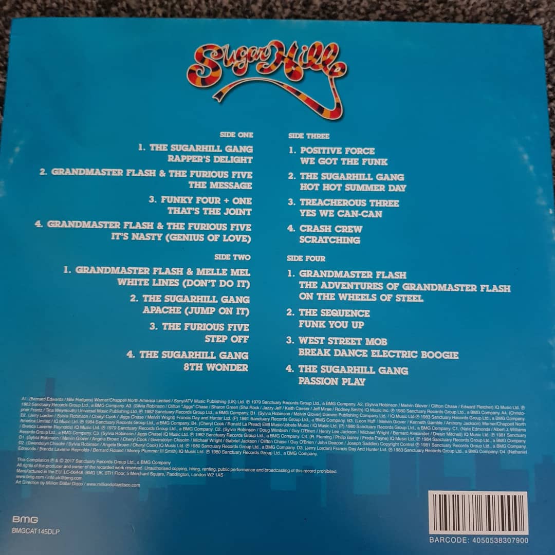 Theincrowdfame's tweet photo. #vinylsaturday #classictunes #classicvinyl #sugarhillgang #grandmasterflashandmellemel #lovevinyl #lovemusic #whitelines https://t.co/8oagJOCWZz
