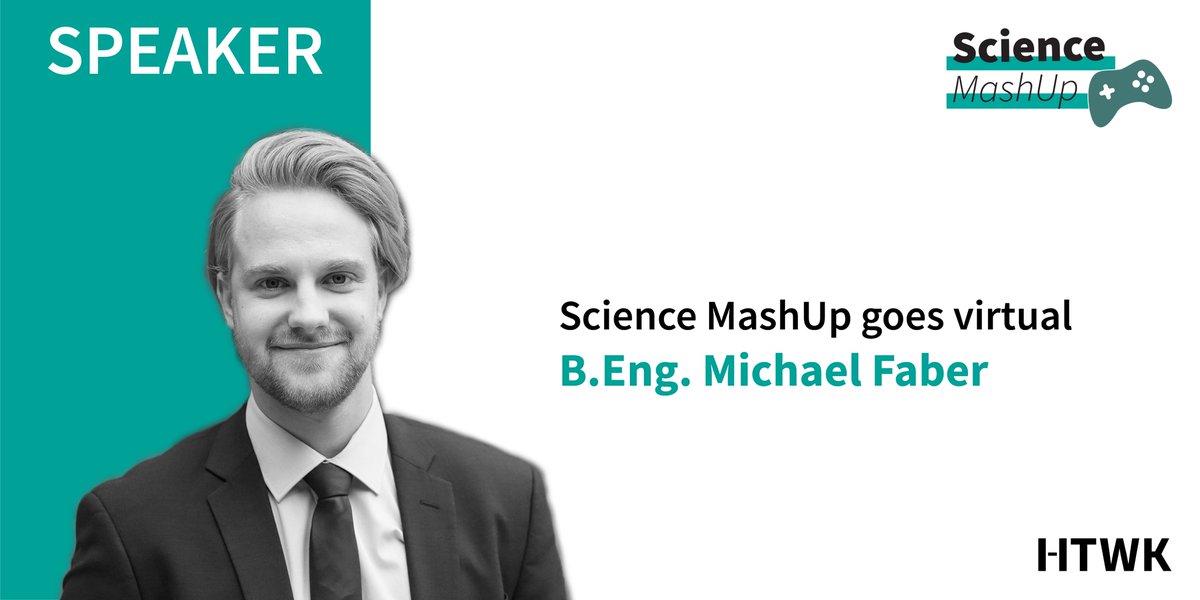 Science_MashUp_'s tweet photo. Michael Faber studiert Medienmanagement im Masterstudiengang an der HTWK Leipzig. Zu Beginn der Veranstaltung wird er, stellvertretend für das Projektteam, das Science MashUps vorstellen.

#sciencemashup2020 #htwkleipzig #lnc2020 #langenachtdercomputerspiele #leipzig #science https://t.co/Sia9knojWI