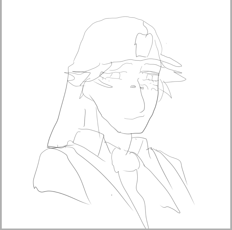 久しぶりの原稿と昨日左手で描いたノト君 