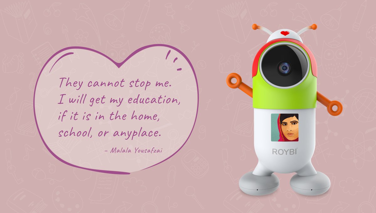 RoybiWorld's tweet photo. ‘They cannot stop me. I will get my #education, if it is in the home, school, or anyplace’ —Malala Yousafzai #shesaiditbest! That’s our attitude right now! ✊ Our fabulous scientist friend, #DOCBI, is helping with delivering timely healthy messages to #children at home! #covid19 https://t.co/WVoK2zlqew