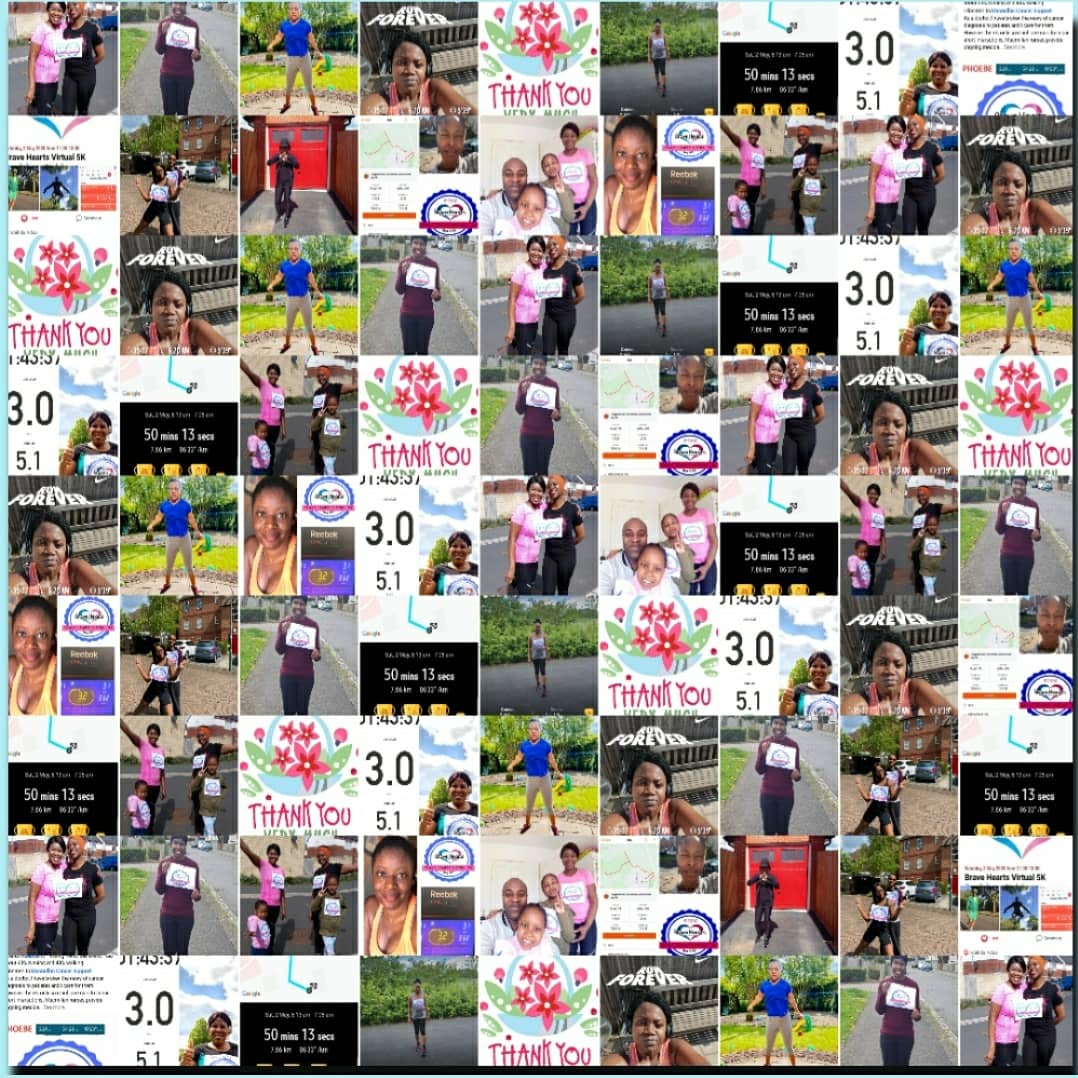 BraveCic's tweet photo. Brave Hearts virtual 5K event 
Some of our participants.
Thank you so much🤗 https://t.co/X74TQwd8wt