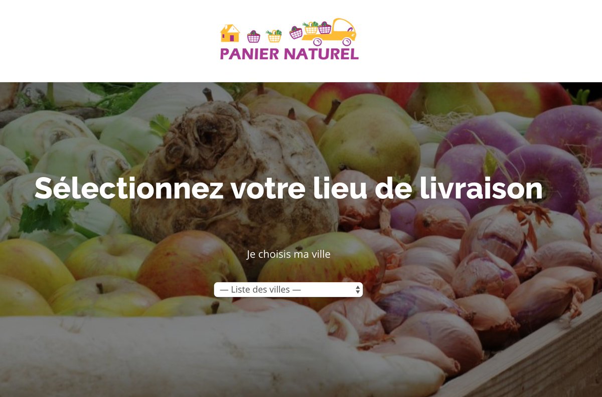 Nouvelle Initiative locale de Livraison :  

Fruits et légumes bio à domicile à soutenir !

panier-naturel.com

Lancée notamment par Fort et Vert avec 4 autres fournisseurs de Fruits et Légumes Bio.

#Bio #hautsdefrance  #covid19 #local #fruits #légumes #livraison