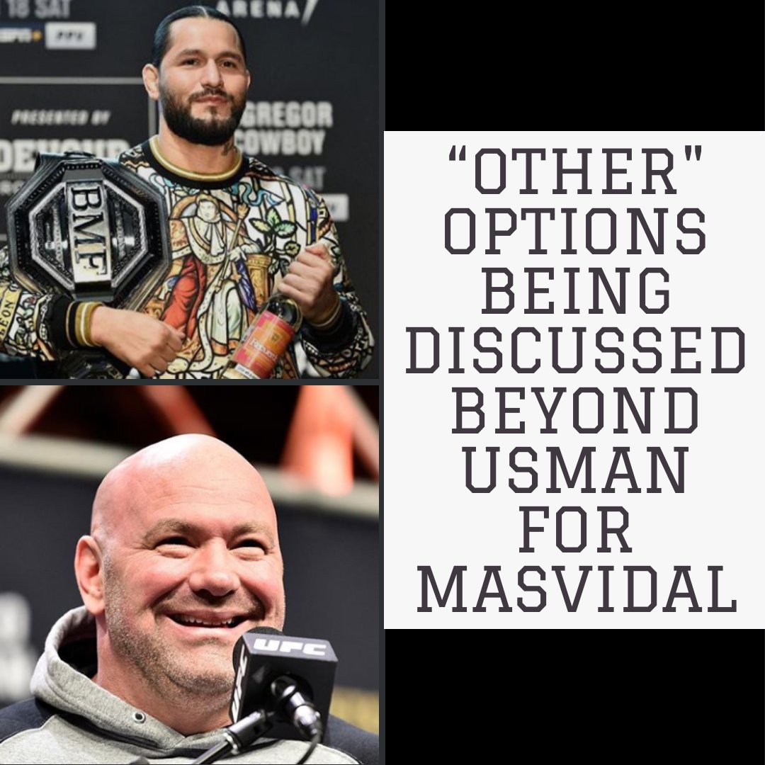 Dana White says they are looking at other options for Masvidal.  But who would you like to see him face?

#ufc #ufc249 #jorgemasvidal

mmaimpact.com/forum to join our new MMA forum!