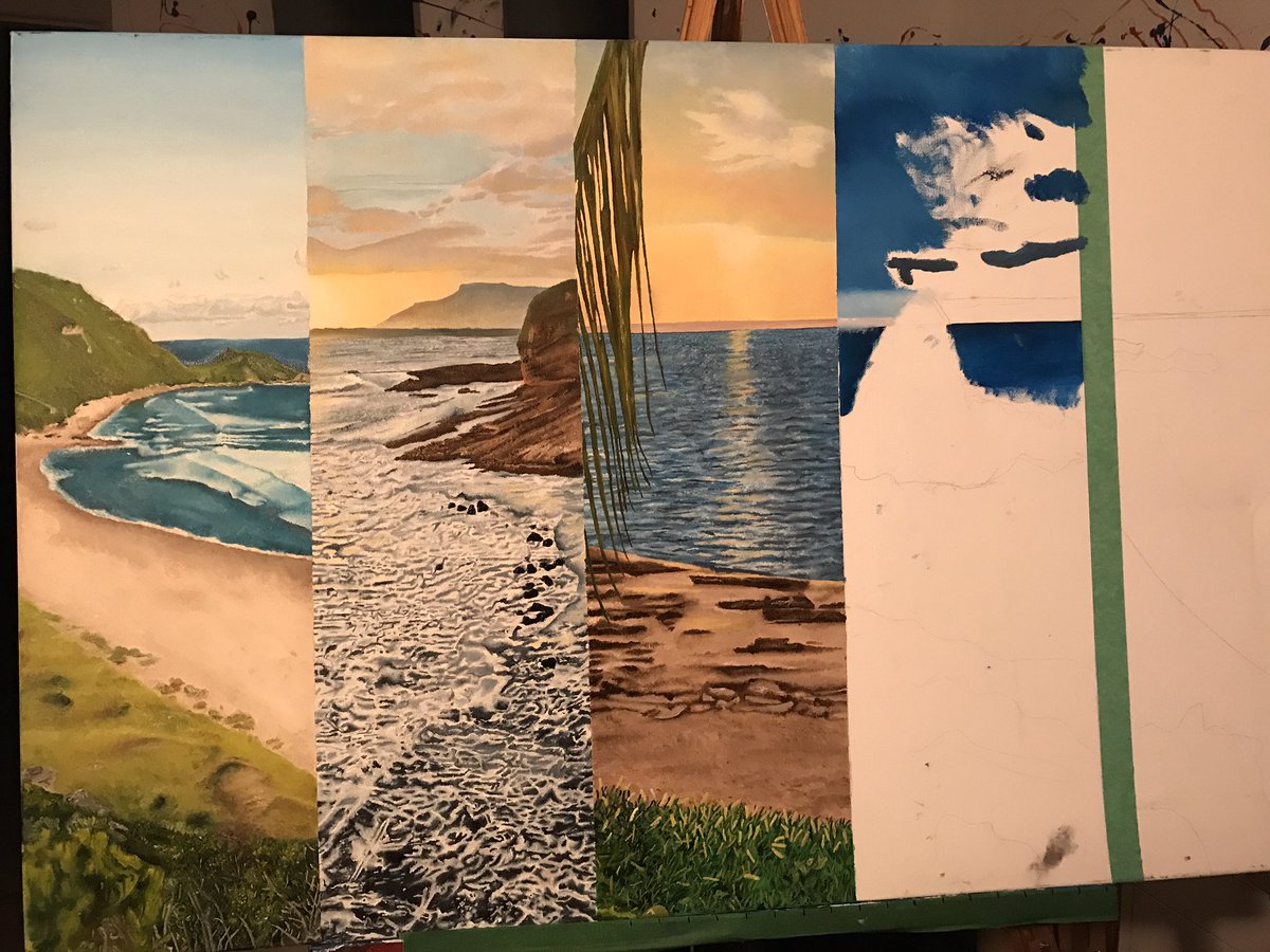 nymphoart's tweet photo. @TheEllenShow None of the above... catching up on my art projects. :) https://t.co/yx8luXBcMS