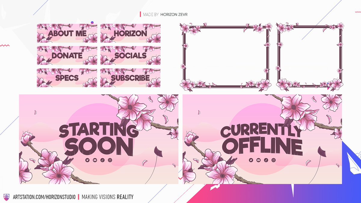 HorizonStudio_'s tweet photo. Here is a Stream Package design for @red_hayonnaise by @ZevrFX

Interested in getting your own by one of our creatives?

Send us a DM!

#MakingVisionsReality https://t.co/fcVDw9uvki