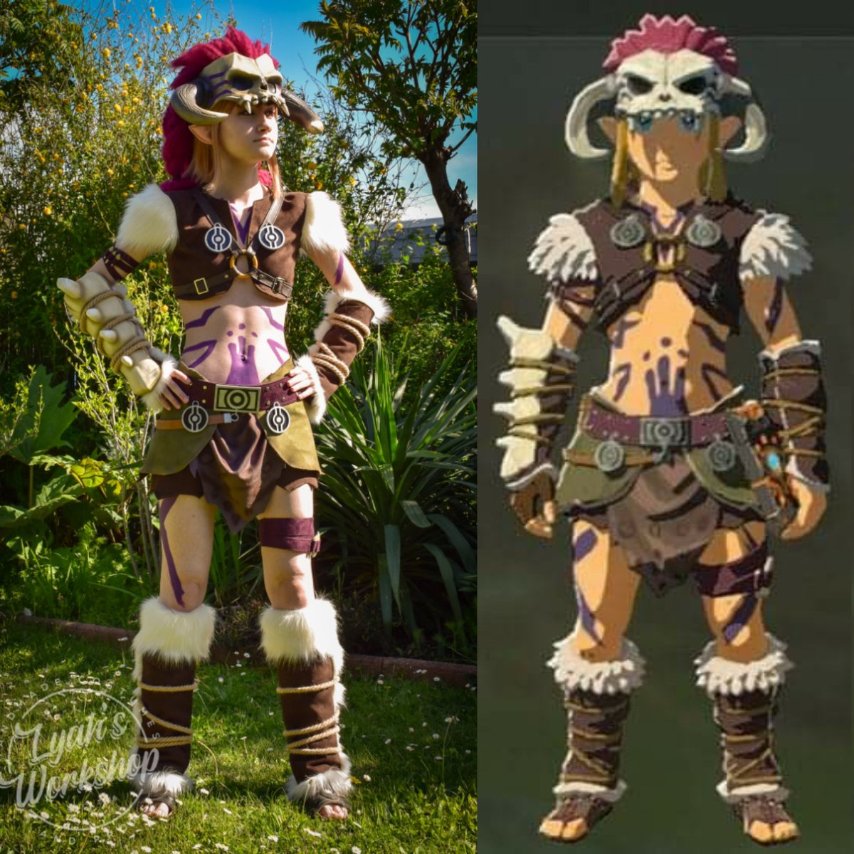 lyahcosplay's tweet photo. Link : c'est fait ! ✔️
Après 5 mois de couture, de peinture... cette tenue est terminée ! C'était pas si facile, mais ça fait du bien de finir un nouveau projet 😁 https://t.co/rTnTMu3pkw