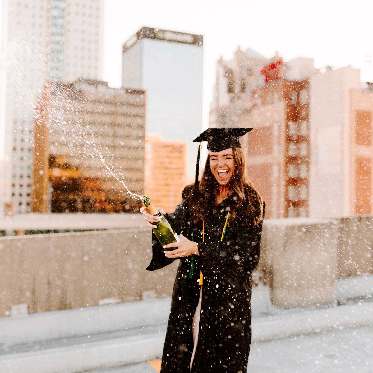 RaeDaRae17's tweet photo. I am officially a college graduate 🍾✨
Thanks for all the memories, tears, headaches, sweet friendships, and wasted money on textbooks. #WeOut https://t.co/0asp9avgLq