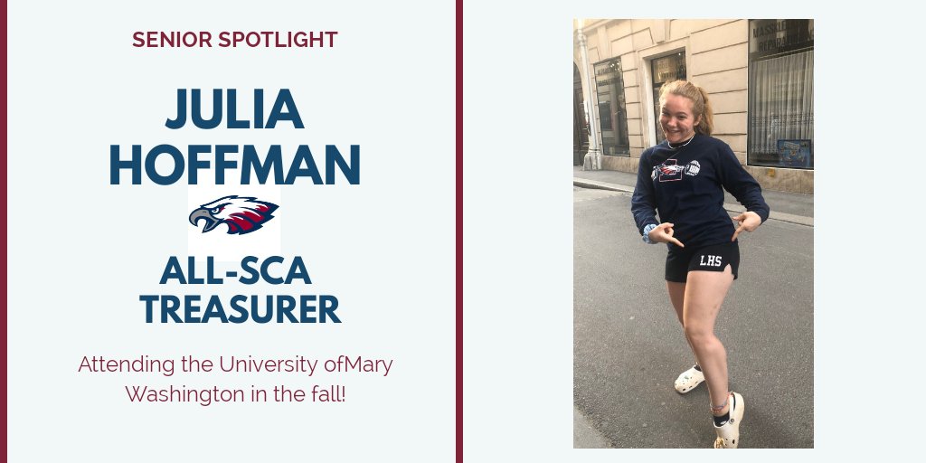 π¦
ππππππ£π₯πͺ πβπΈπ π¦
(@lhs_eagles_sca) on Twitter photo Today we give a huge congratulations to our ALL SCA treasurer <a href="/juliarenee0523/">Julia Hoffman</a>
BTW, she organized all our charity spirit days this year ππβ€ Today we give a huge congratulations to our ALL SCA treasurer <a href="/juliarenee0523/">Julia Hoffman</a>
BTW, she organized all our charity spirit days this year ππβ€