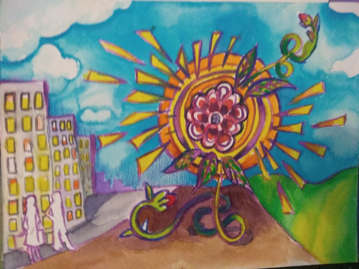 Superfig1's tweet photo. @noelfielding11 #noelsartclub#magic#magicalplanthascometosavehumanity https://t.co/fT6Zjf55M8