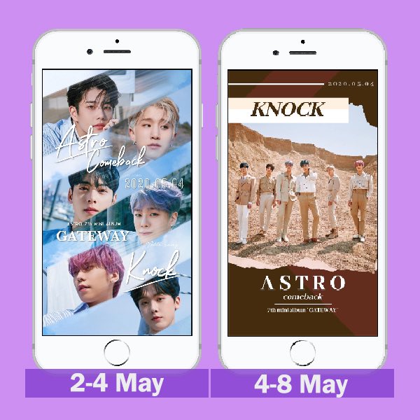dekyingnongly's tweet photo. 📣 สวัสดีค่ะอโรฮ่าาา

เราและ @chatangs @chaeunmoon @raei_Ewoo @lynlygal @mychamoon @wwwrxx_ 

ร่วมกันทำ Instagram ads เพื่อโปรโมท comeback ครั้งนี้นะคะ ใครเจออย่าลืมแคปมาอวดกันด้วยน้า💜

Design by: @Mali_Kimtita @jouleseyo 

@offclASTRO #ASTRO #아스트로 #GATEWAY #Knock https://t.co/cCmyCQsPnD