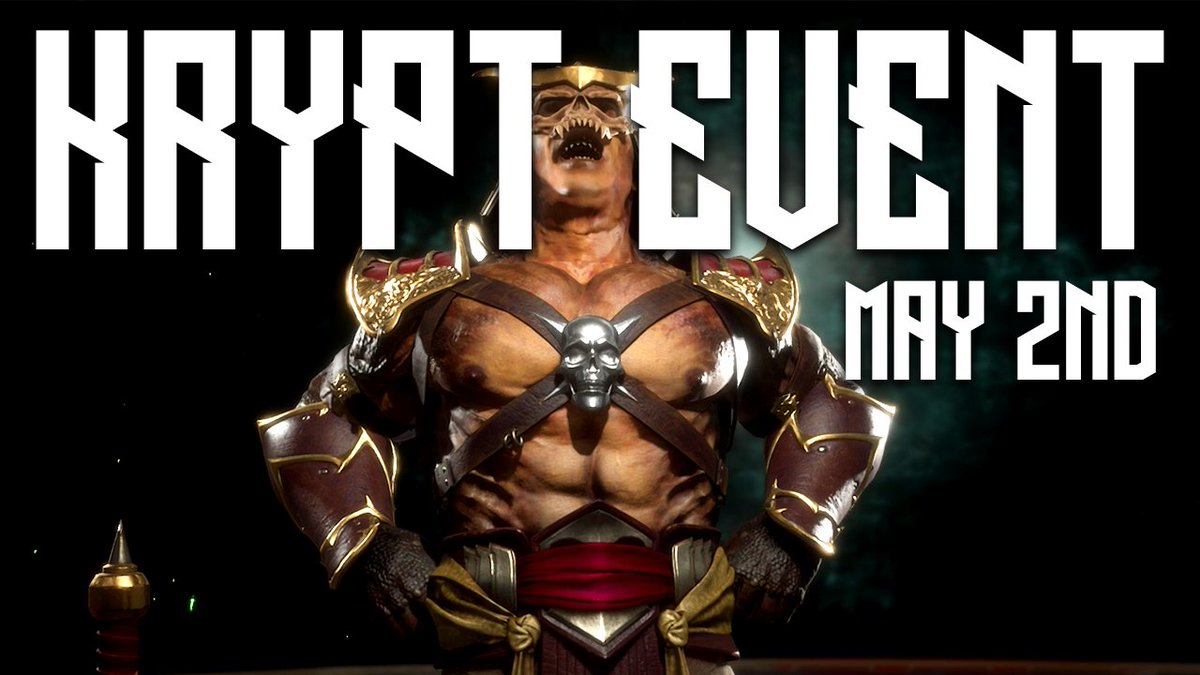 AutumnNickand's tweet photo. Shao Kahn's Master of the Lower Mines skin and Wanton Violence helmet returns in today's krypt event #Kryptevent 
#ShaoKahn #MortalKombat11 
https://t.co/3ZKficwFAa https://t.co/whJg5N8EYz